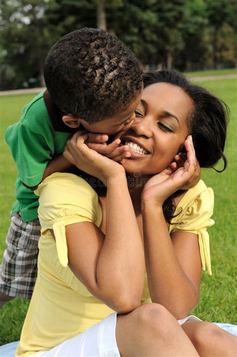 African American Mother And Child Stock Photo Image Of Female