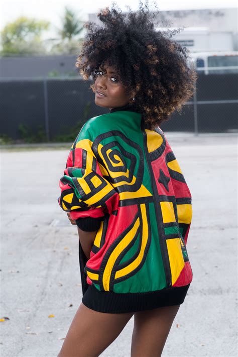 Cooyah Jacket Rasta Clothes Jamaican Clothing Colourful Outfits