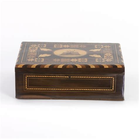 Colonial Coromandel Inlaid Box Mid 19th Century