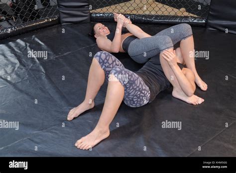 Women Wrestling Stock Photo Alamy
