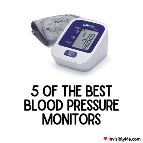 5 Of The Best Blood Pressure Monitors Invisibly Me