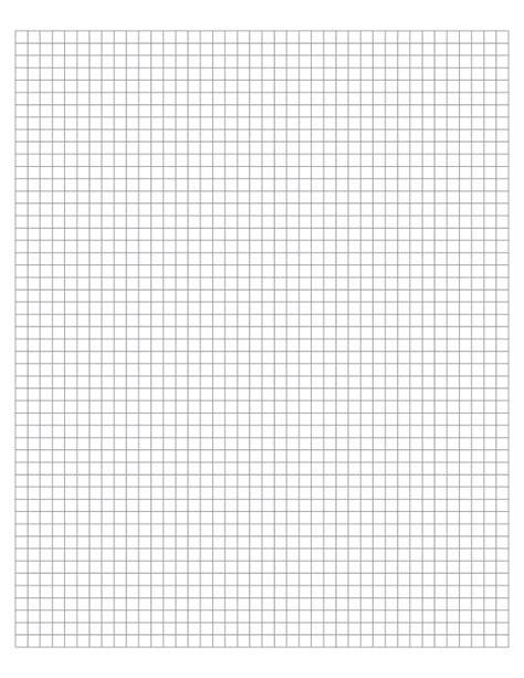 1 Inch Grid Paper Template