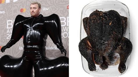 Like A Burnt Chicken Sam Smiths Latex Suit At Brit Awards Has Sparked A Meme Fest Ndtv Food