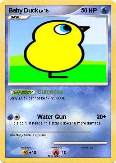 Pokémon Baby Duck 3 3 Cuteness My Pokemon Card