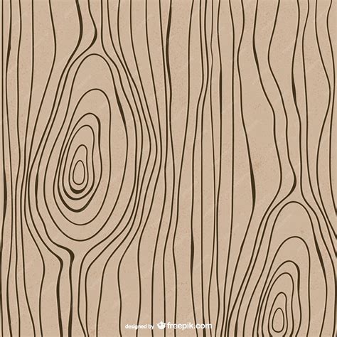 Premium Vector Drawn Wood Texture