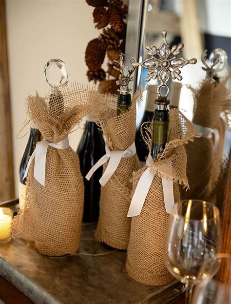 30 Ideas For Decorating Your Wine Bottles Style Wraps