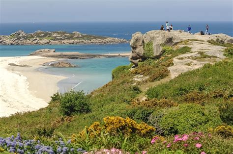 Brittany, the historic province in northwestern france called bretagne in french. Ongerepte natuur en kilometers kustlijn in Bretagne, Frankrijk