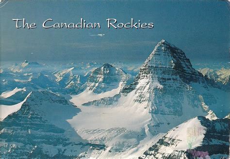 My Unesco Whs Postcards Collection Canada Canadian Rocky Mountain Parks