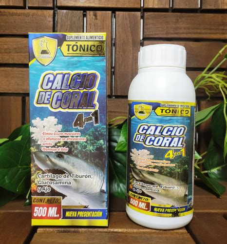 Calcio De Coral Con Cartilago Glucosamina Ajo En Productos Naturales