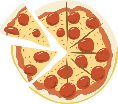 Pepperoni Pizza Clipart Png