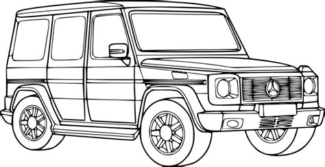 4x4 14 Transportation Printable Coloring Pages