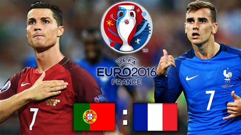 Frankreich ist es nun an der zeit das gastteam unter die. PORTUGAL VS FRANCE - EURO 2016 FINAL - RONALDO VS ...