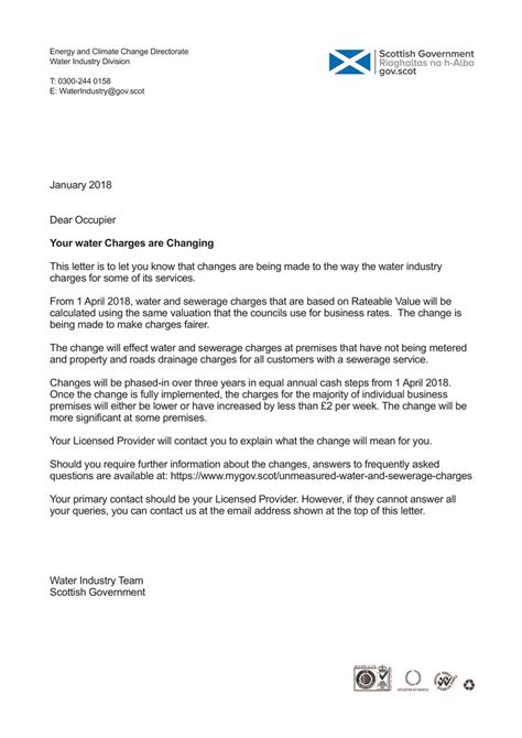 Order the posti relocate service at the same time, and you will on the basis of a change of address, we are under a statutory obligation to forward letters sent to the former address, unless otherwise agreed. Changes made by the Scottish Government that will affect your Business Water Charges - kinex