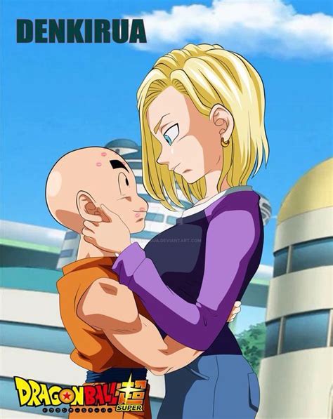 Dragon Ball Z Super Fan Art Android And Krillin Dragon Ball Image Krillin And Dragon
