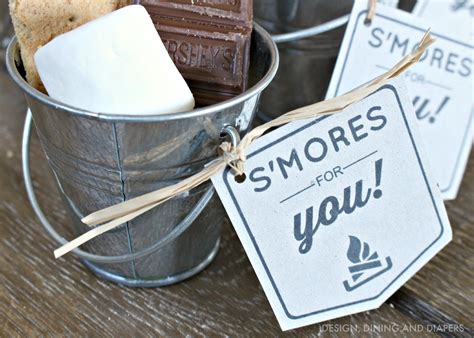 Diy Smores Kit With Free Printable Smores Kits Free Printable T