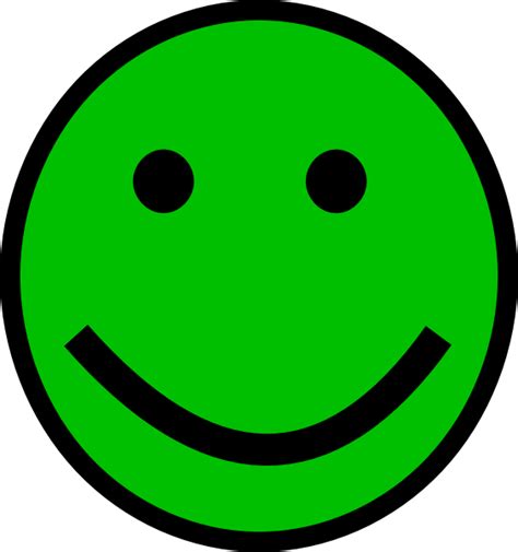 Green Smiley Face Clip Art At Vector Clip Art Online