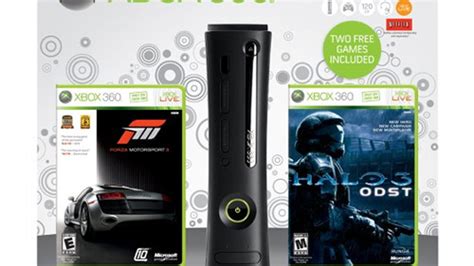 Xbox 360 Elite Bundle Packs In Forza Iii Halo 3 Odst