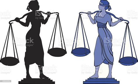 Lady Justice Scales Stock Illustration Download Image Now Lady