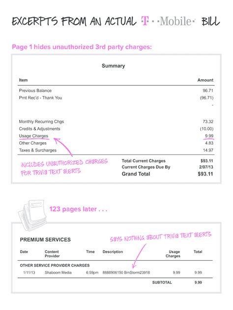 T Mobile Bill Pdf Fill Out And Sign Online Dochub