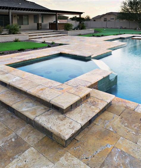 Bullnose Pool Coping Travertine Tiles And Pavers Warehouse
