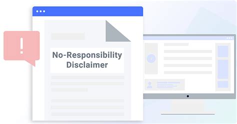 No Responsibility Disclaimer With Templates And Examples Termly