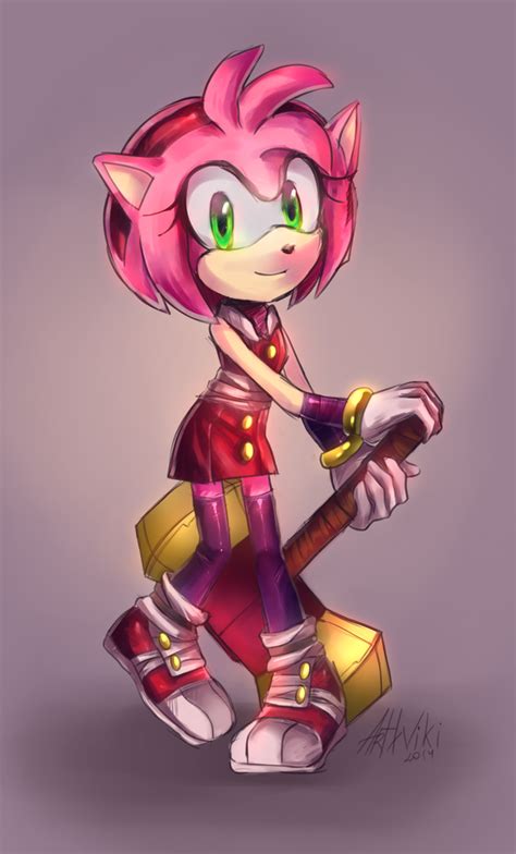 Sonic Boom Amy Rose By Artwiki On Deviantart
