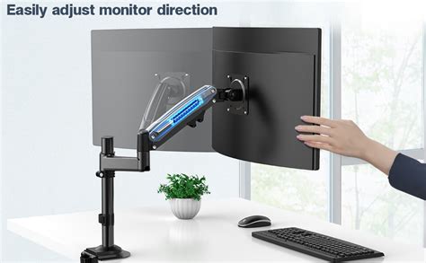 Ergear Monitor Arm For Most 13 35 Inch Ultrawide Or Curved Screens Up