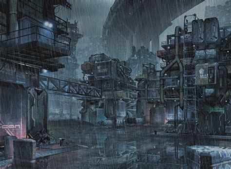 Cyberpunk Rain Rraining