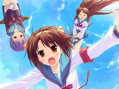 The Melancholy Of Haruhi Suzumiya Hd Wallpaper Background Image