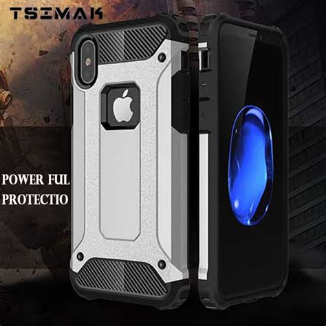 For Iphone X Phone Case Strong Hybrid Tough Back Case For Iphone 10 5s