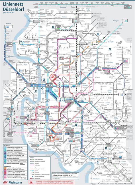 A very simple showcase of köln metro stations and connection. Düsseldorf metro and rail map