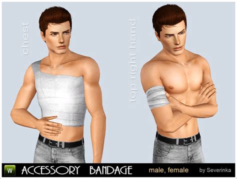 My Sims 3 Blog Accessory Bandage Set By Severinka