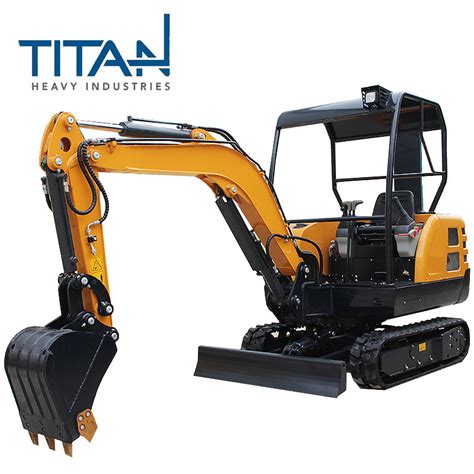 Hydraulic Transmission Titanhi Nude In Container Hole Mini Digger With