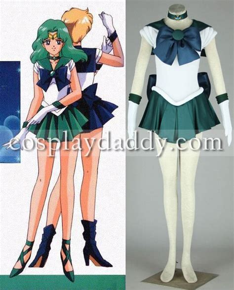 Sailor Moon Cosplay Costume Sailor Neptun Kaiou Michiru 1st Fighting