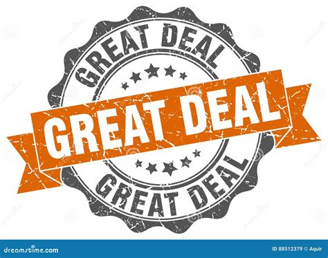 Great Deal Stamp Stock Vector Illustration Of Vector 88512379