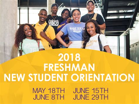 2018 Freshman New Student Orientation Pvamu Home