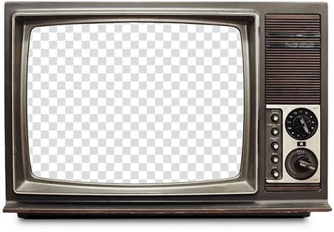 Television High Fidelity Old Tv Powered On Vintage Tv Transparent