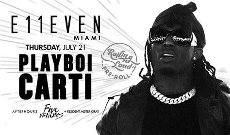 Playboi Carti Tickets At E11even Miami In Miami By 11 Miami Tixr