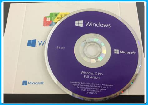 Professional Genuine Microsoft Windows 10 Pro Oem 64 Bit Dvd 1703 Version