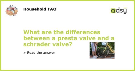 What Are The Differences Between A Presta Valve And A Schrader Valve