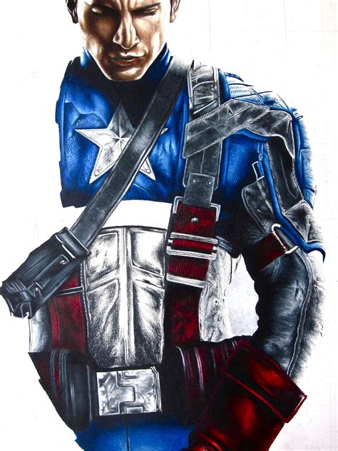 Captain America The First Avenger Fan Art By Martin M Rocha