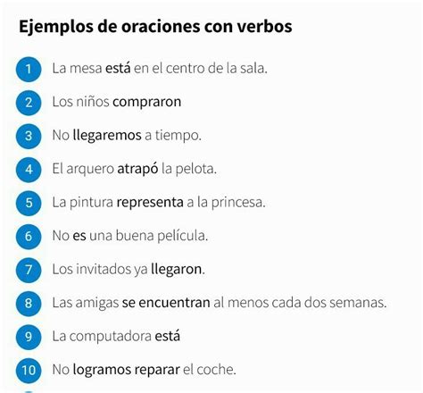 10 Oraciones Con Sujeto Verbo Y Predicado Kulturaupice