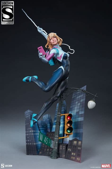 Spider Gwen Swings On In With New Sideshow Collectibles Statue