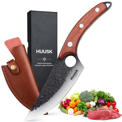 Buy Huusk Viking Japanese Meat Cleaver Knives Forged Boning With