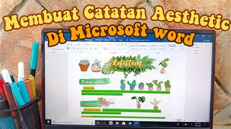 Cara Membuat Catatan Aesthetic Di Microsoft Word Digital Notes