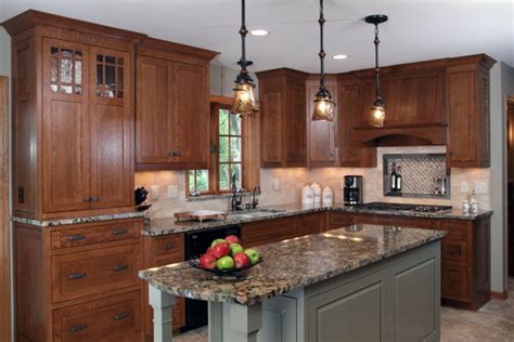 2 tier inset quarter sawn oak kitchen craftsman kitchen. Can you please tell me where the quartersawn oak cabinets ...