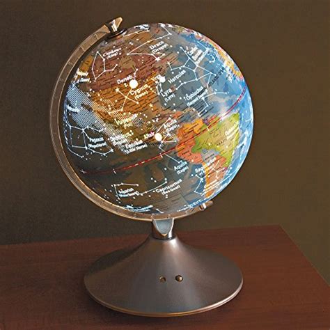 Constellation World Globe 14 Illuminated Earth And Star Night Light