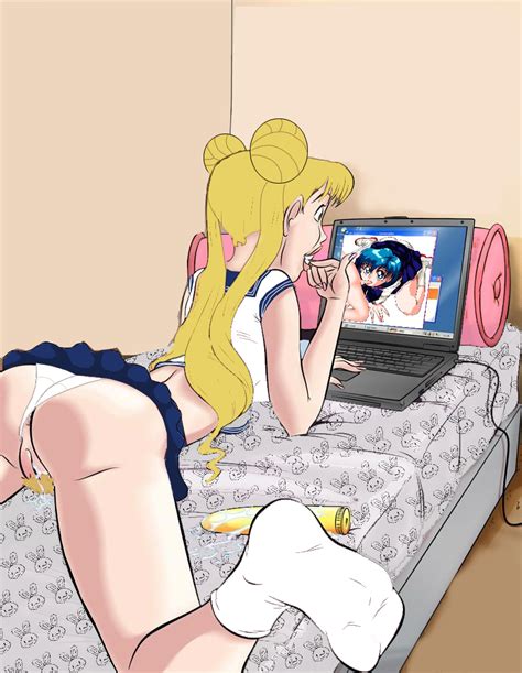 Rule 34 1girls Ami Mizuno Ass Bishoujo Senshi Sailor Moon Blonde Hair