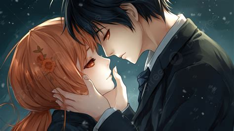 Share Anime Couple Kiss Wallpaper In Cdgdbentre