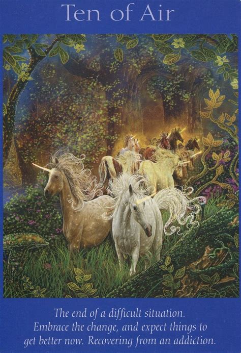 Check spelling or type a new query. Angel Tarot Card - Ten of Air | The last unicorn, Angel tarot, Angel tarot cards